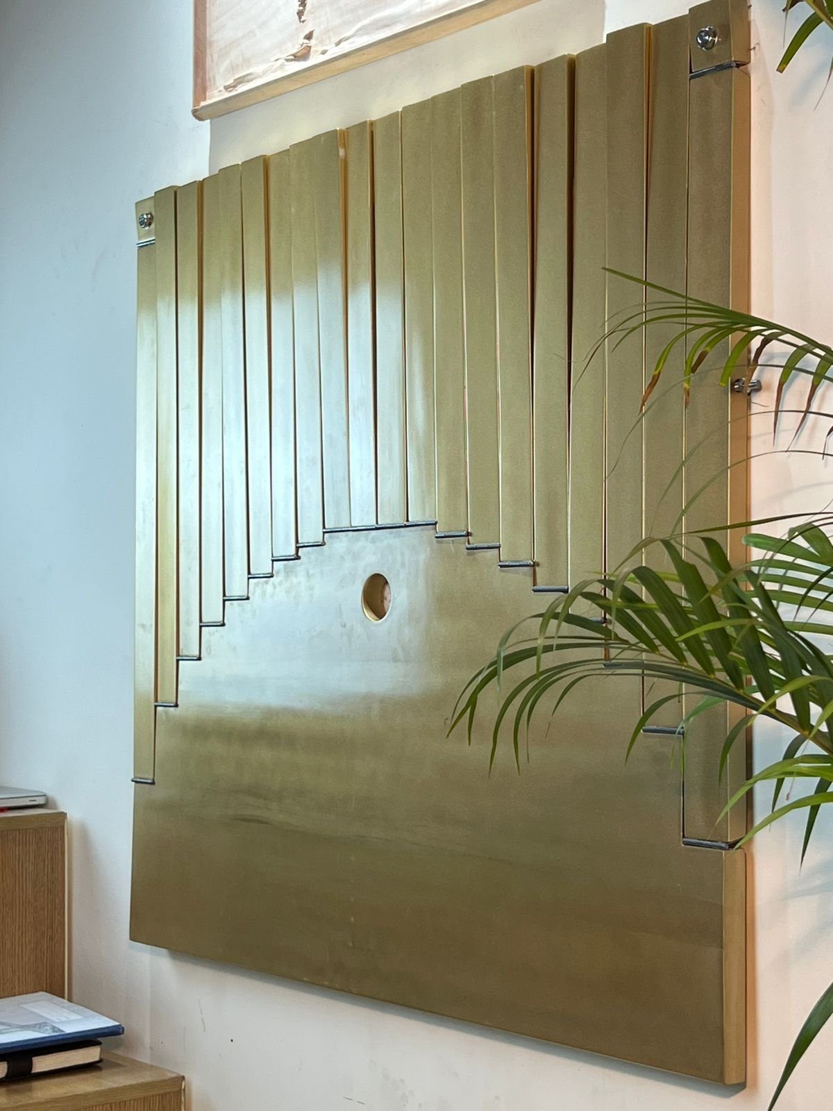 AAA Wall Flow Desk (Golden Color)