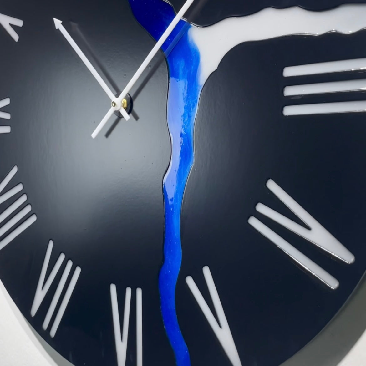 River wall clock