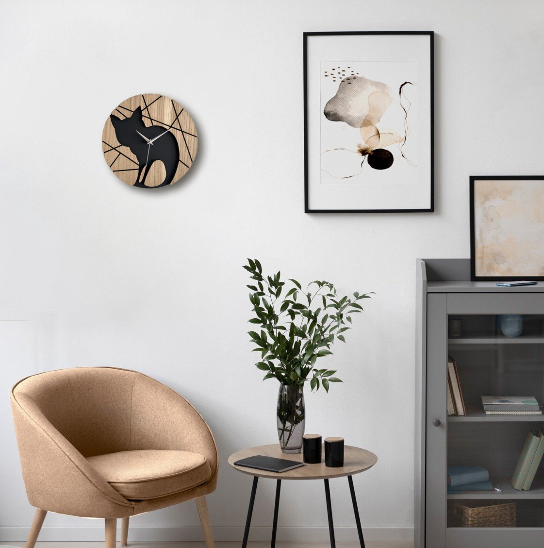 Cat Wall Clock