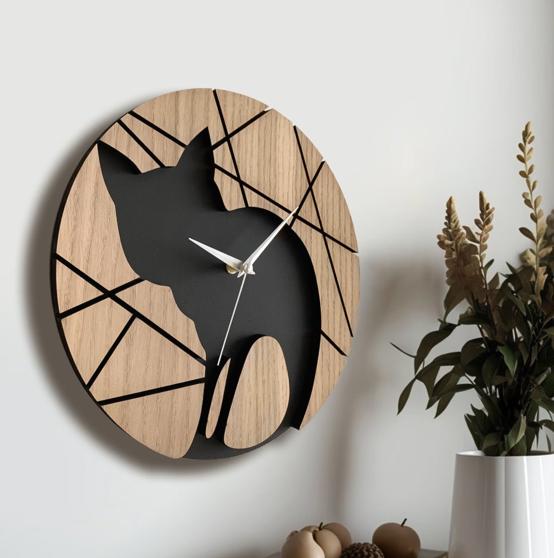 Cat Wall Clock