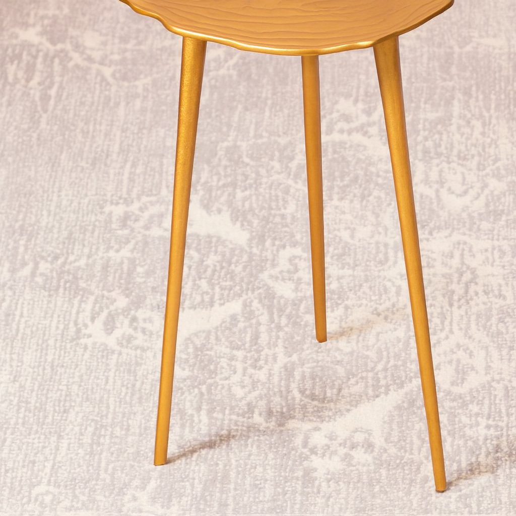 Cosmo Wooden Floral End Table