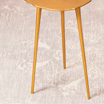 Cosmo Wooden Floral End Table