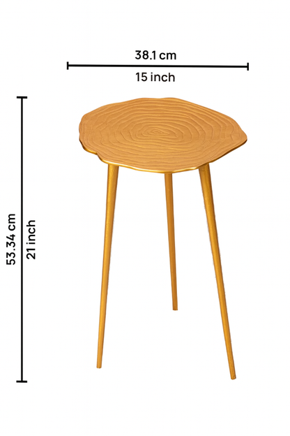 Cosmo Wooden Floral End Table