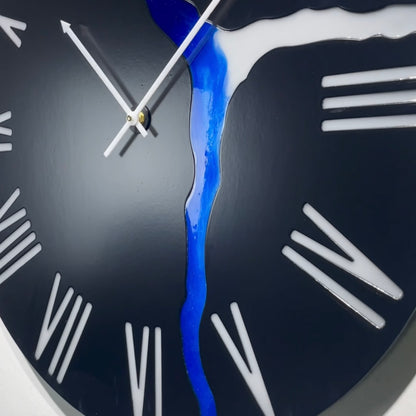 River wall clock