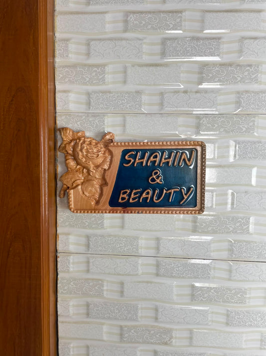 Rose Corner Name Plate