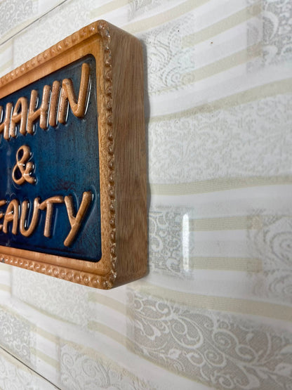 Rose Corner Name Plate