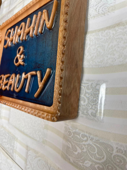 Rose Corner Name Plate