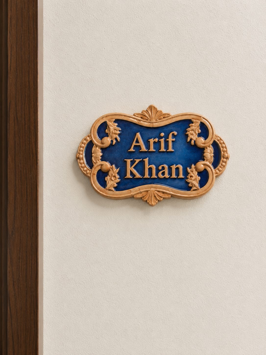 Royal Scroll Name Plate