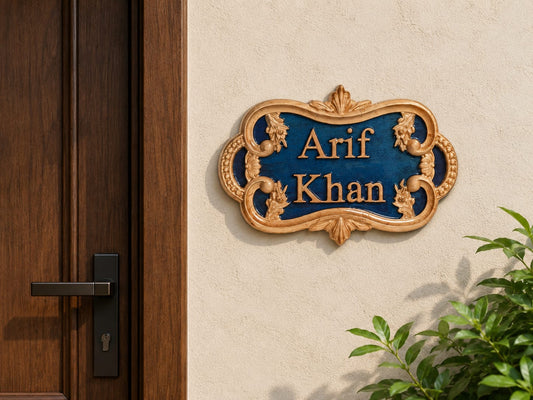 Royal Scroll Name Plate