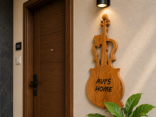 Violin Harmony Name Plate