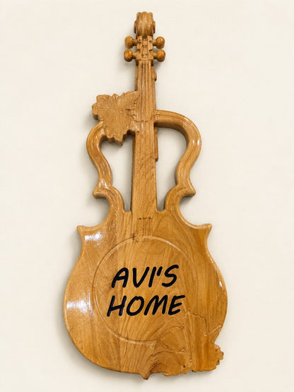 Violin Harmony Name Plate