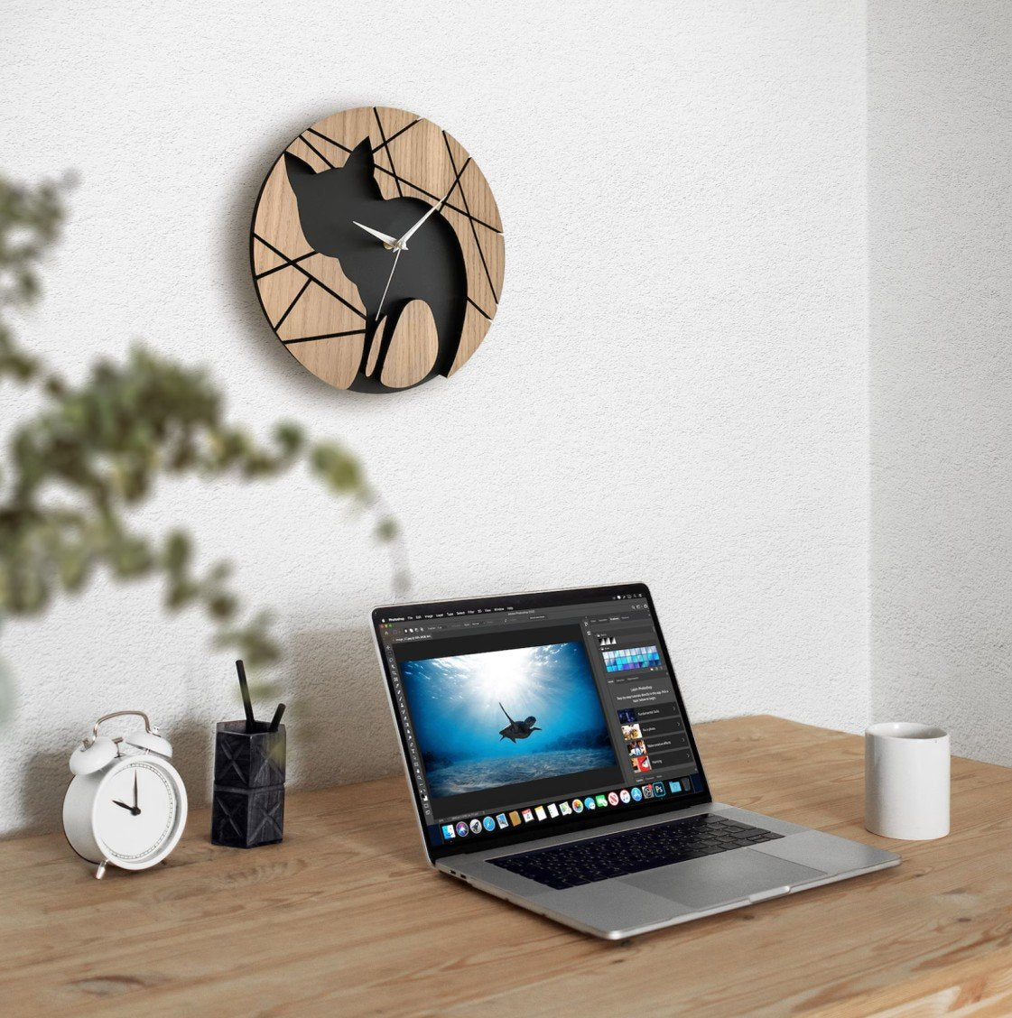 Cat Wall Clock